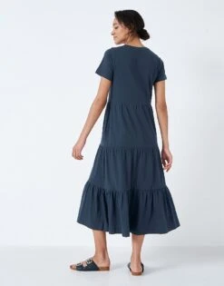 Vera Jersey Dress 7 Vera Jersey Dress -Crew Clothing WSJO91 NAVY 2