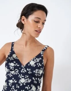 Tankini Top -Crew Clothing WSM004 NVYWHITE 3