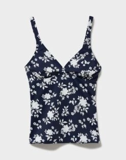 Tankini Top -Crew Clothing WSM004 NVYWHITE 6