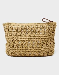Straw Clutch Bag -Crew Clothing WSN013 STRAW 4