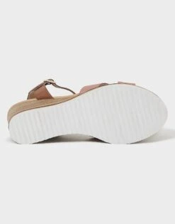 Katrina Wedge Sandal -Crew Clothing WSR022 WHITEPINK 7