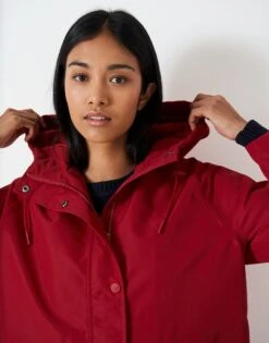 Selina Taped Seam Jacket 8 Selina Taped Seam Jacket -Crew Clothing WTA065 RUBY 3