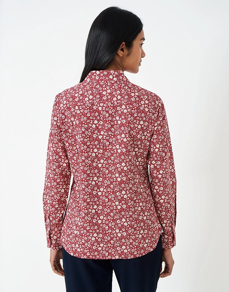 Lulworth Floral Cotton Shirt 3 Lulworth Floral Cotton Shirt - Image 3