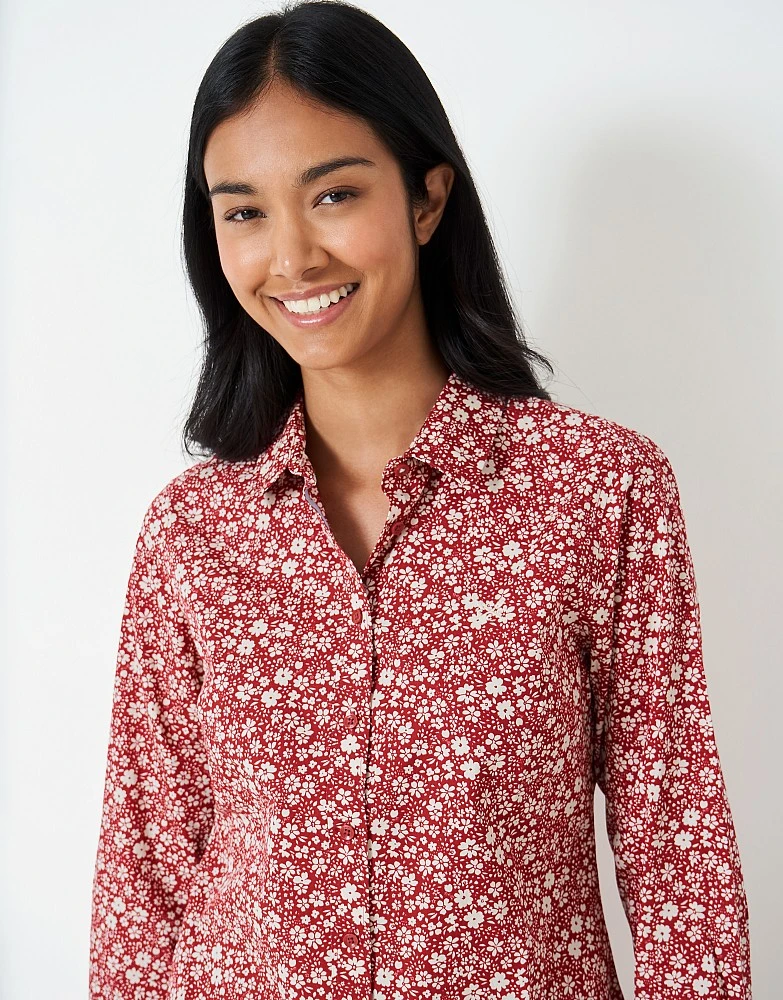 Lulworth Floral Cotton Shirt 4 Lulworth Floral Cotton Shirt - Image 4