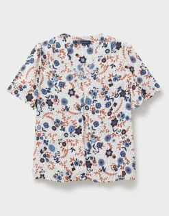 Gail Blouse 9 Gail Blouse -Crew Clothing WTC007 CREAMPRT 6