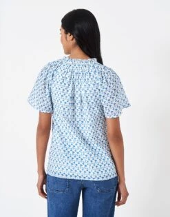 Nala Top -Crew Clothing WTC028 WHTBLUE 2