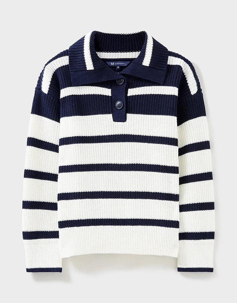 Kat Collar Mix Stripe Jumper 5 Kat Collar Mix Stripe Jumper - Image 5