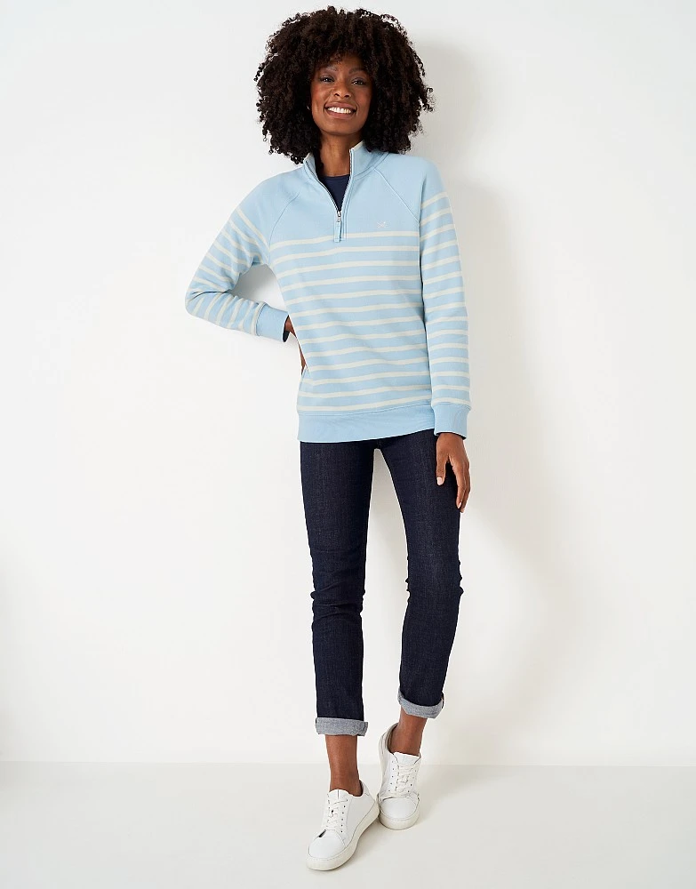 Half Zip Stripe Sweatshirt 2 Half Zip Stripe Sweatshirt - Image 2