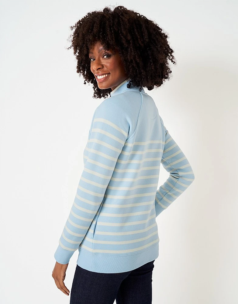 Half Zip Stripe Sweatshirt 3 Half Zip Stripe Sweatshirt - Image 3