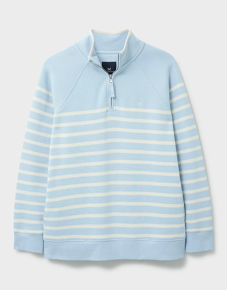 Half Zip Stripe Sweatshirt 5 Half Zip Stripe Sweatshirt - Image 5