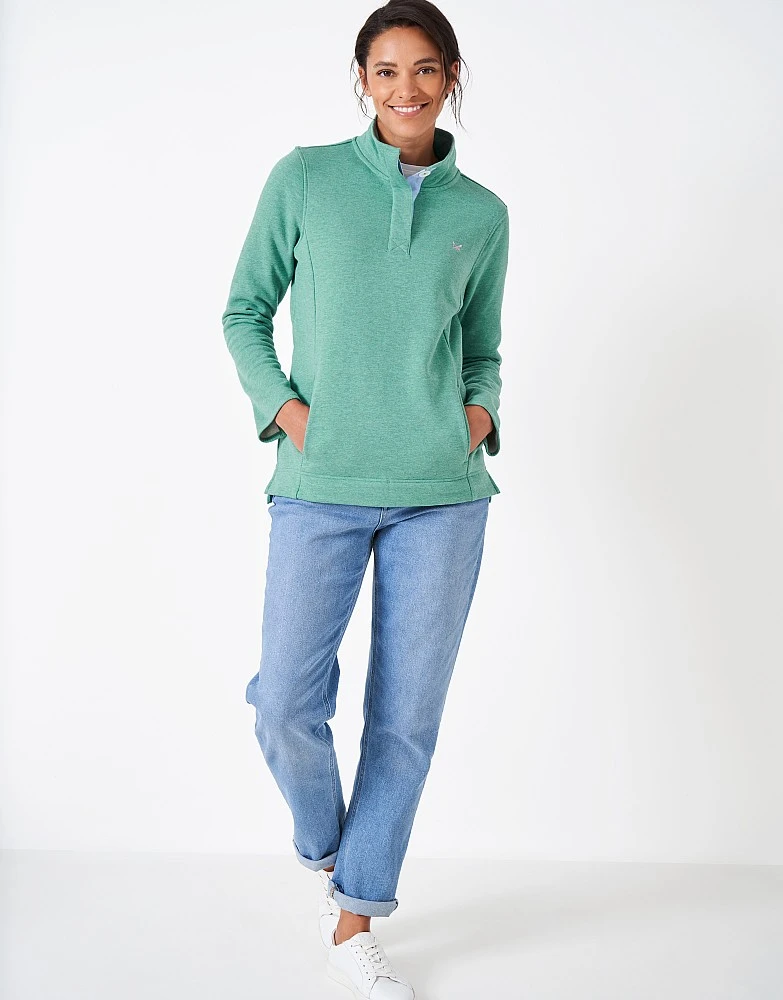 Half Button Sweatshirt 2 Half Button Sweatshirt - Image 2