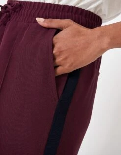 Hoxton Wide Leg Trousers 8 Hoxton Wide Leg Trousers -Crew Clothing WTG009 BERRY 3