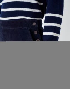 Cord Tapered Trouser -Crew Clothing WTG024 DKNAVY 3