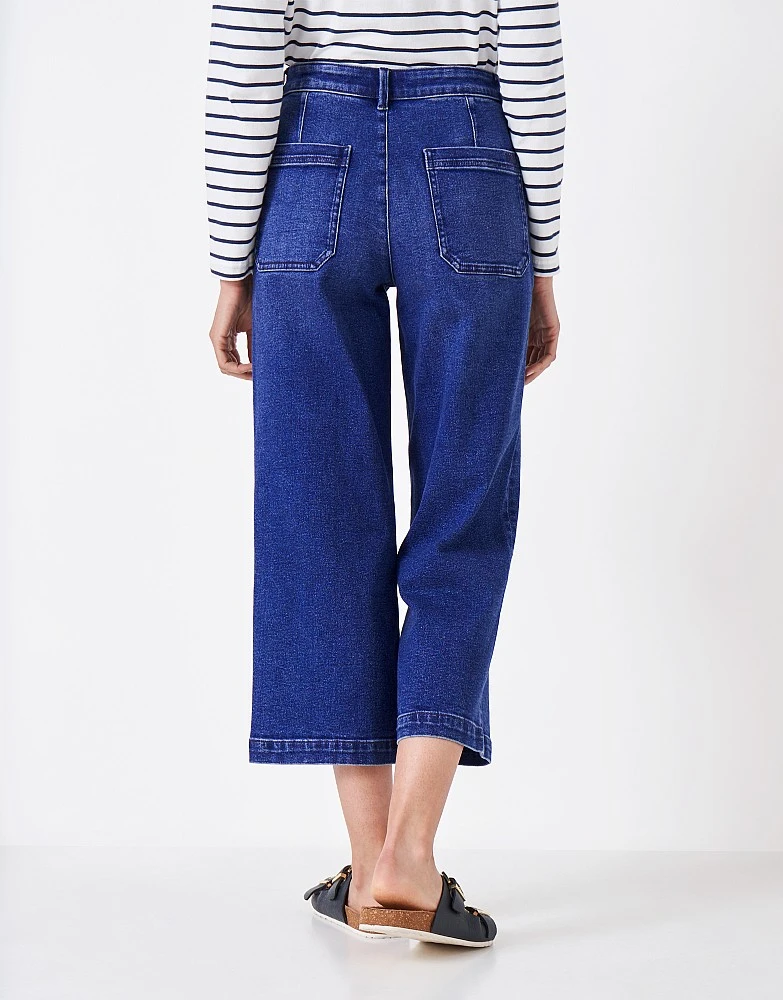 Wide Leg Cropped Jeans 3 Wide Leg Cropped Jeans - Image 3