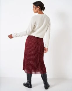 Pleated Skirt 6 Pleated Skirt -Crew Clothing WTI005 BERRYSPOT 2
