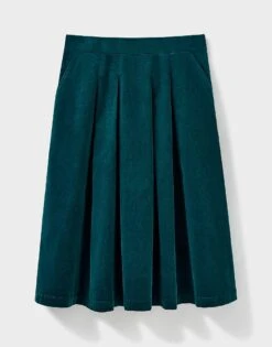 Lexi Cord Skirt -Crew Clothing WTI015 DKTEAL 6