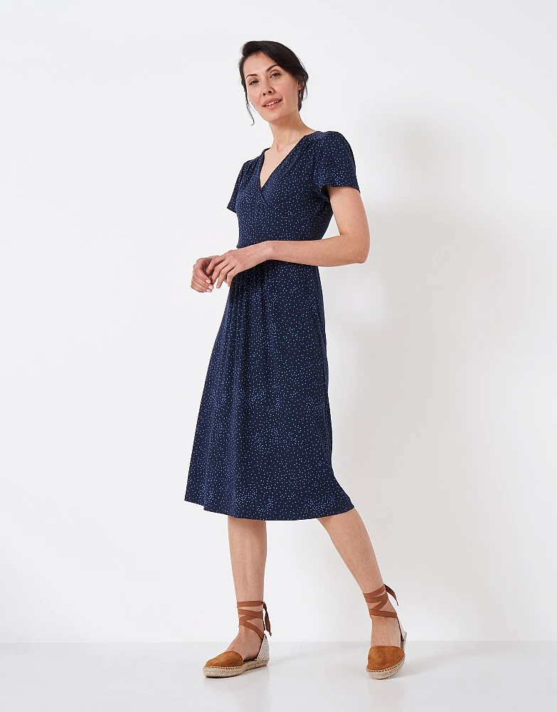 Edith Wrap Jersey Dress 2 Edith Wrap Jersey Dress - Image 2