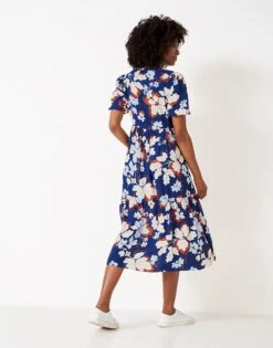 Issy Dress 7 Issy Dress -Crew Clothing WTJ003 NAVYPRINT 2