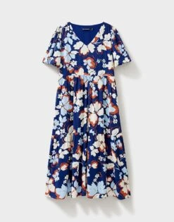 Issy Dress 9 Issy Dress -Crew Clothing WTJ003 NAVYPRINT 6