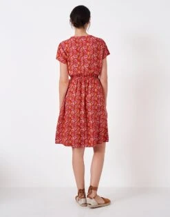 Myra Dress -Crew Clothing WTJ009 REDPRNT 2