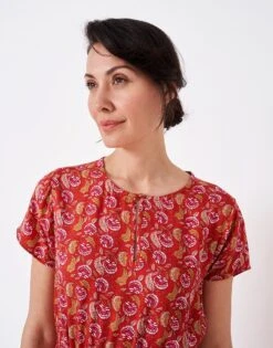 Myra Dress -Crew Clothing WTJ009 REDPRNT 3
