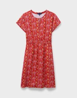 Myra Dress -Crew Clothing WTJ009 REDPRNT 4