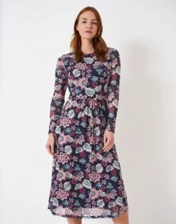 Alma Mesh Jersey Dress