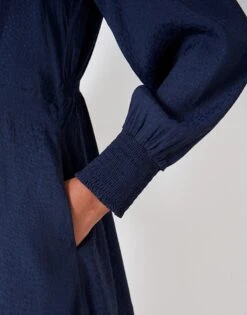 Karla Jaquard Dress 8 Karla Jaquard Dress -Crew Clothing WTJ025 NAVYSPOT 3