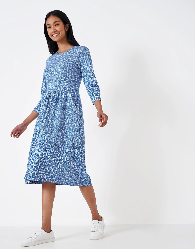 Round Neck Jersey Dress 2 Round Neck Jersey Dress - Image 2