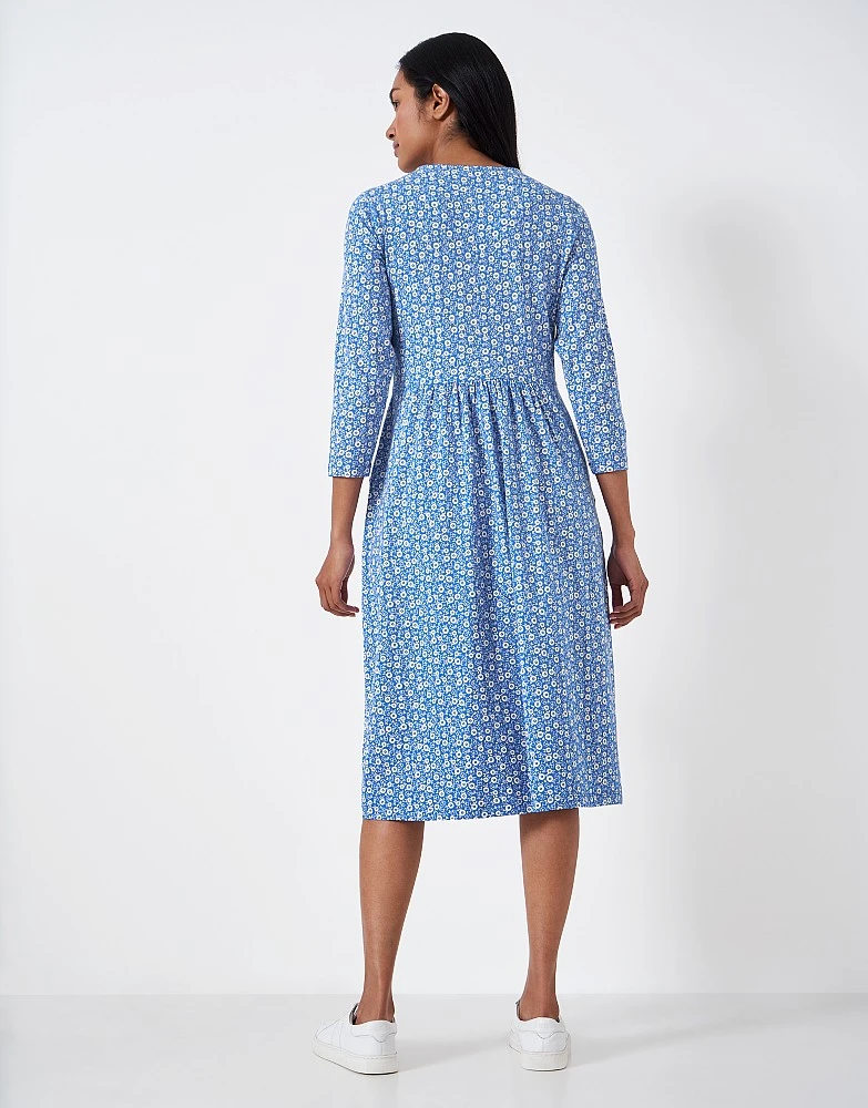 Round Neck Jersey Dress 3 Round Neck Jersey Dress - Image 3