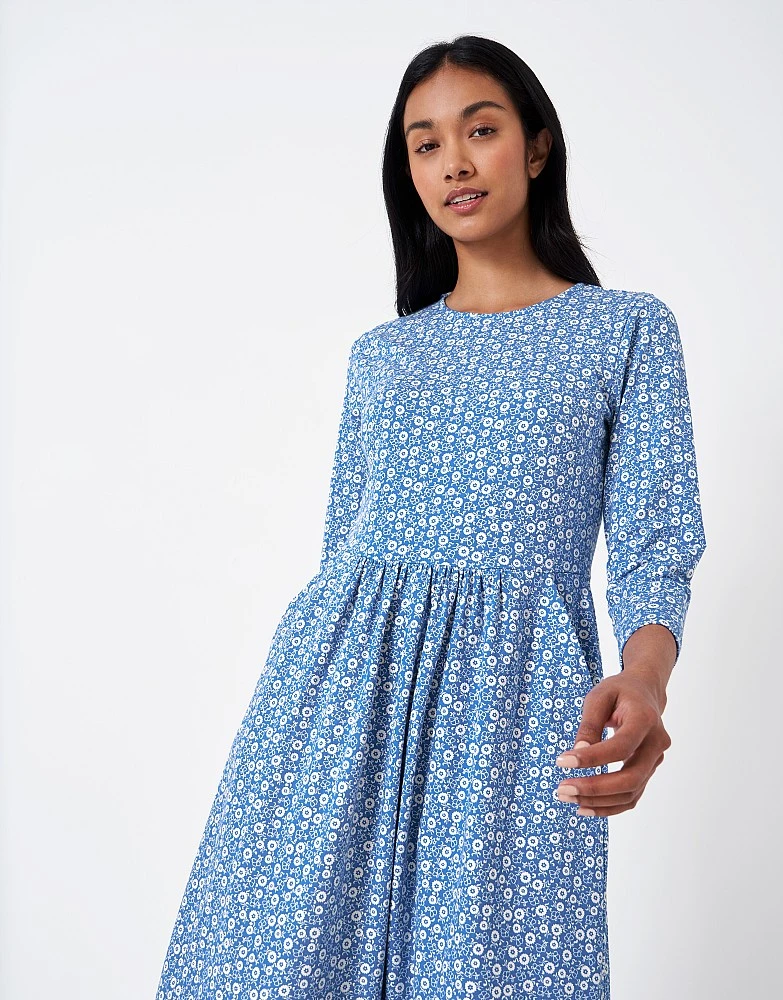 Round Neck Jersey Dress 4 Round Neck Jersey Dress - Image 4