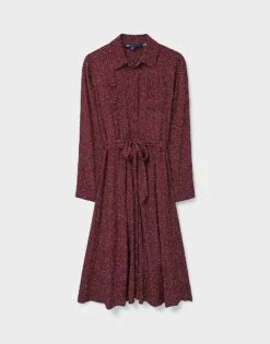 Sienna Shirt Dress 7 Sienna Shirt Dress -Crew Clothing WTJ103 BERRYPRNT 6