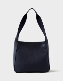 Bella Leather Hobo Bag -Crew Clothing WTN001 NAVY 7
