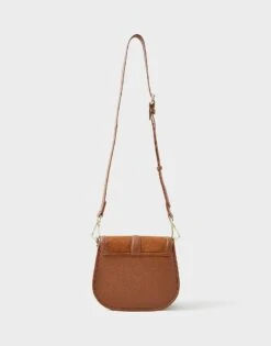 Ella Leather Satchel 9 Ella Leather Satchel -Crew Clothing WTN002 TAN 4